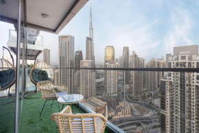 5Star Stunning 2BR BURJ Khalifa View with Infinity Pool